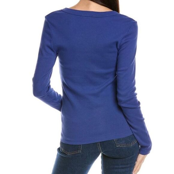 EUC Michael Stars Womens  Layla T-Shirt, Blue Sz. OS - Picture 2 of 8